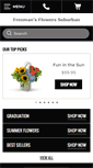 Mobile Screenshot of freemansflowers.com